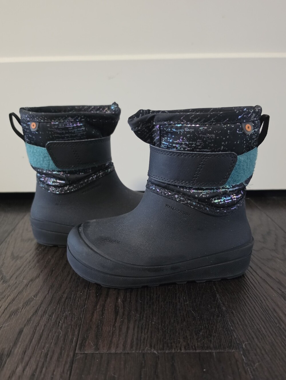 Bogs Kids Snow Shell Boots - Metallic Stripe